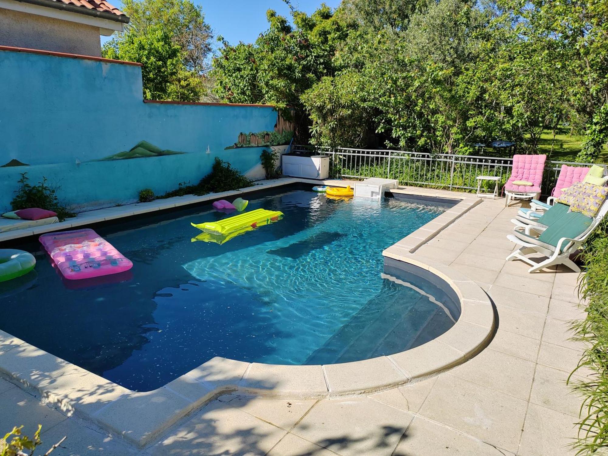 圖盧茲80 M2 Independant 4 Personnes Direct Gare Ou Aeroport Jardin Piscine公寓 外观 照片